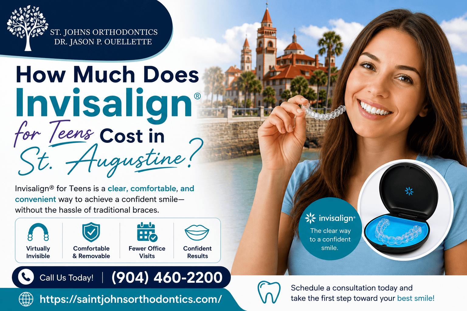 How Much Does Invisalign Cost in St. Augustine?