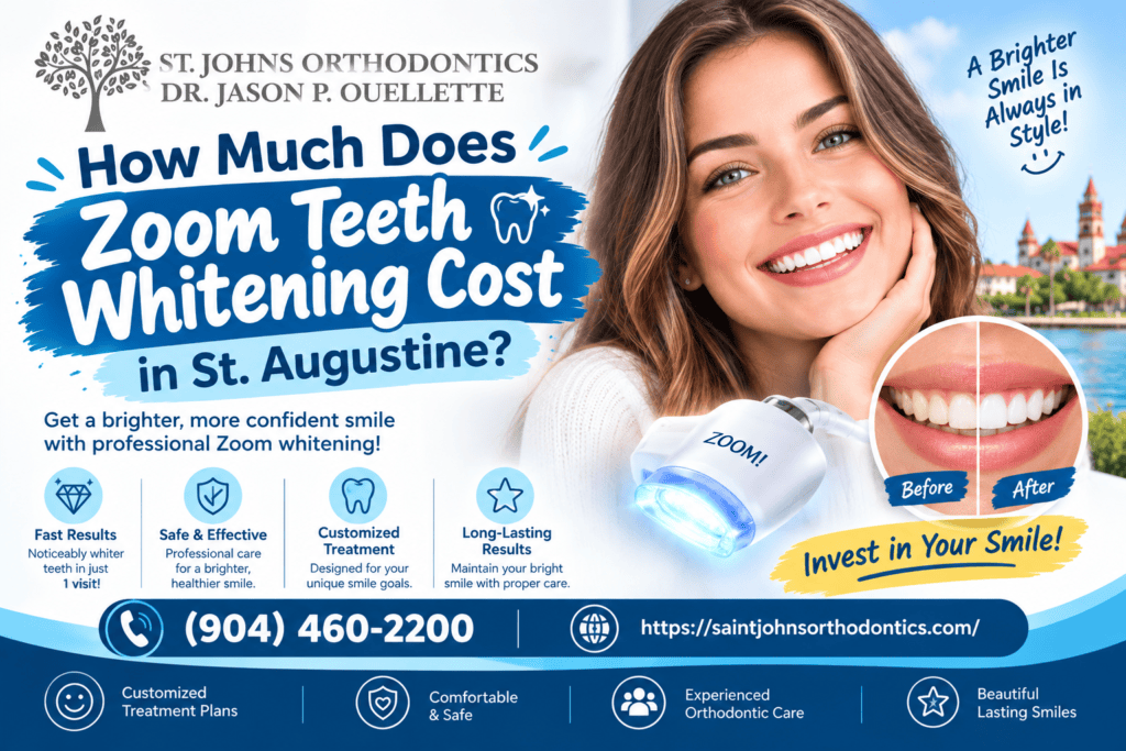 How Much Does Zoom Teeth Whitening Cost in St. Augustine?